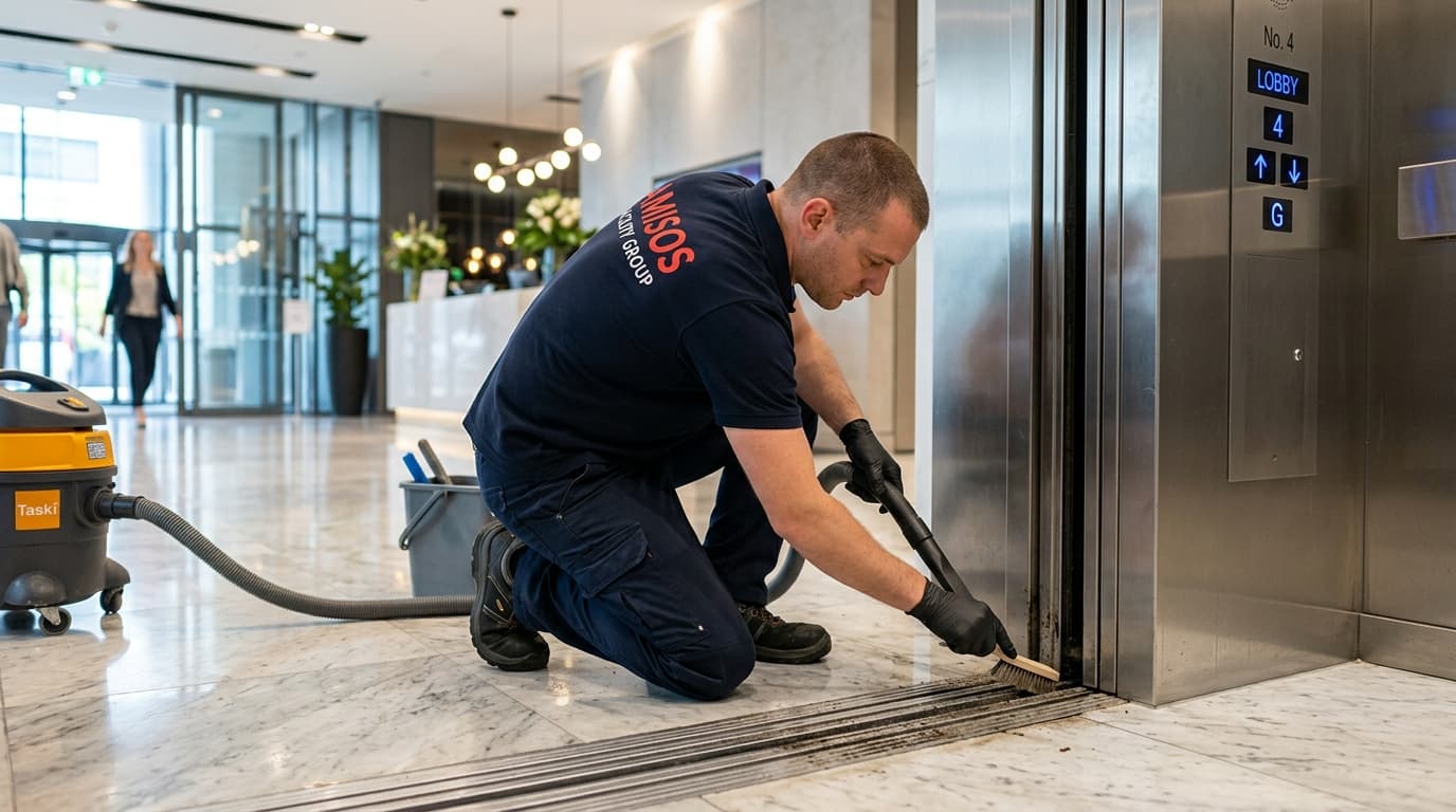 Liftreiniging geleiders en deuren